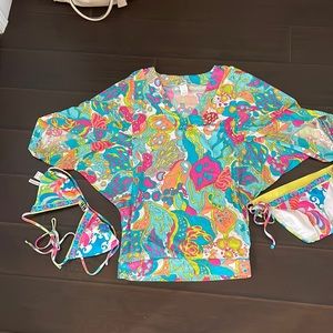 Tunic and Swimsuit for summer